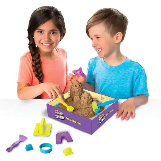 Kinetic Sand Sabbia Magica Kit Mare Spiaggia con Accessori Colori Assortiti 6037424 Spin Master - 4