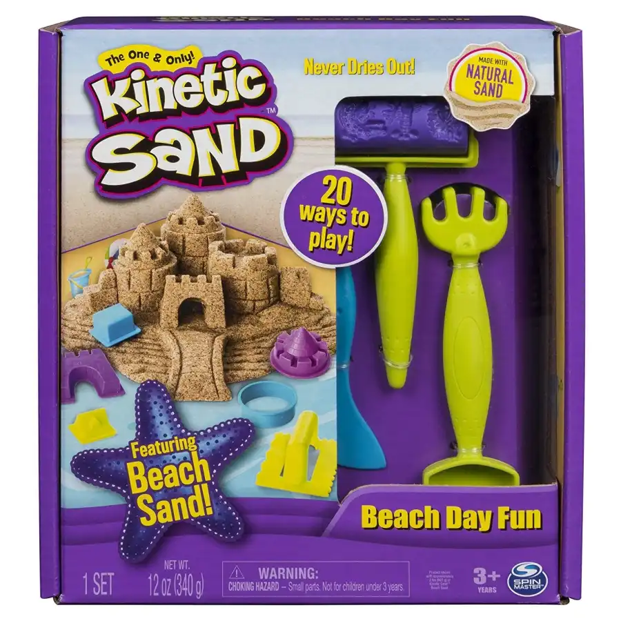Kinetic Sand Sabbia Magica Kit Mare Spiaggia con Accessori Colori Assortiti 6037424 Spin Master - 5