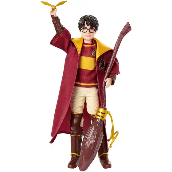 Harry Potter Quidditch Player with Golden Snitch Jointed Doll Action Figures GDK04