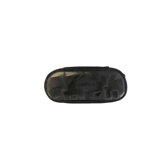 Astuccio Portapenne Ovale con Evidenziatori Nero One Way Gut - 1
