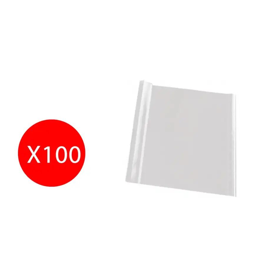 Copertina Libro Quaderno in polipropilene plastica a buccia d'arancia My C60 Trasparente 100 Pezzi 50x31cm Balmar - 1