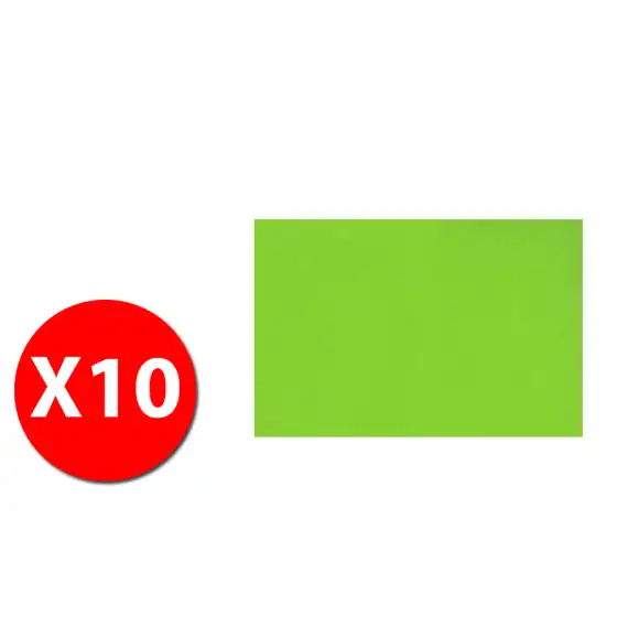 Monikids 23NIK153 - Eva Foam confezione 10 fogli da 2 mm - 40x61cm - Verde chiaro A.N.S International - 2