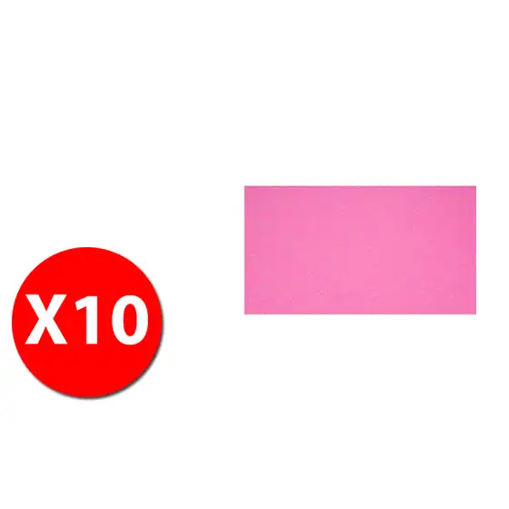 Monikids 23NIK148 - Eva Foam confezione 10 fogli da 2 mm - 40x61cm - Rosa  A.N.S International - 2