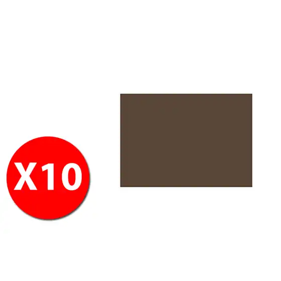 Monikids 23NIK152  - Eva Foam confezione 10 fogli da 2 mm - 40x61cm - marrone A.N.S International - 2