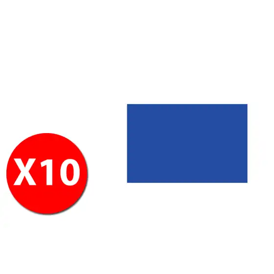 Monikids 23NIK144  - Eva Foam confezione 10 fogli da 2 mm - 40x61cm - Blu A.N.S International - 2