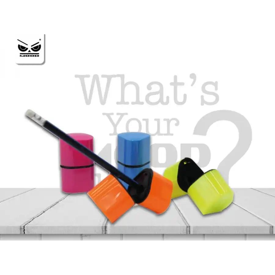 Mood ST5257 - Temperino doppio scompartimento 3 misure - 4 Pezzi colori ass. - 4 pz Originale - 1