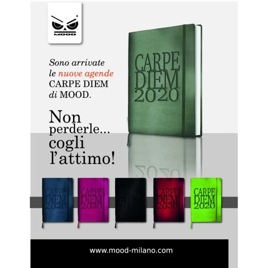 Mood CB011 - Agenda Misura L Carpe Diem 2020 - Colori ass Mood - 1