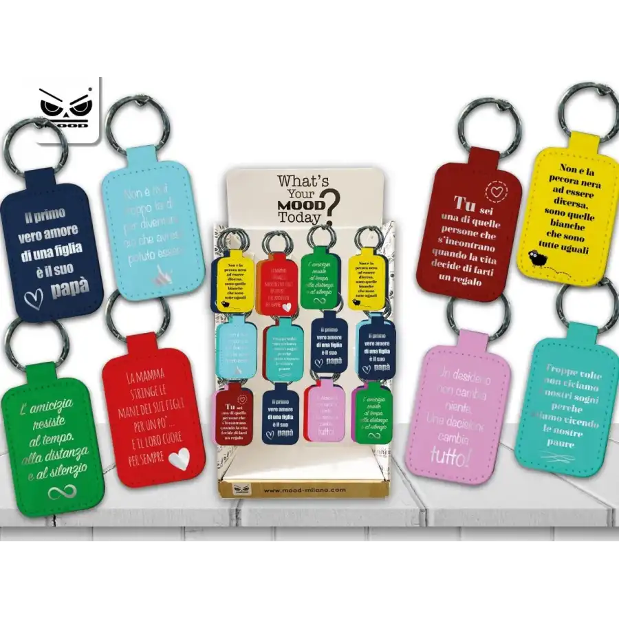 Mood ST4950 - Portachiavi Con Frasi assortite Mood - 1