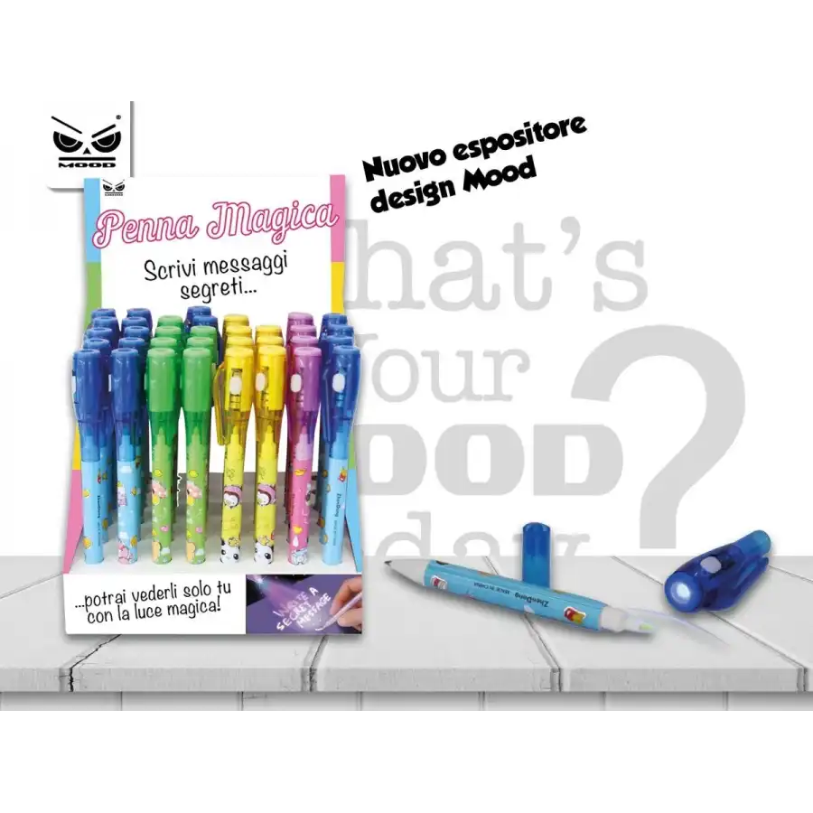 Mood ST5192 - Penna con inchiostro magico - colori fusto ass. Mood - 1