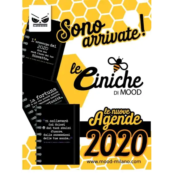 Mood CB014 - Le Ciniche di Mood Agende 2020 -  assortite - Mis. L Mood - 1