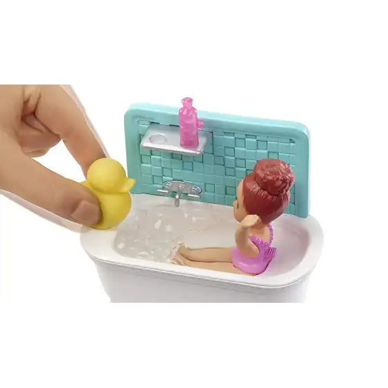 Barbie Skipper Babysitters Playset vasca da bagno Mattel - 10