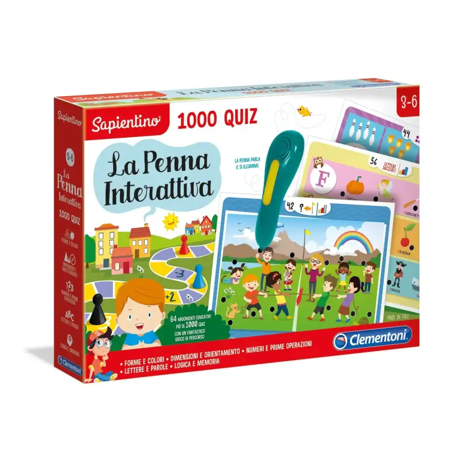Sapientino La Penna Interattiva 1000 Quiz 16211 Clementoni - 1