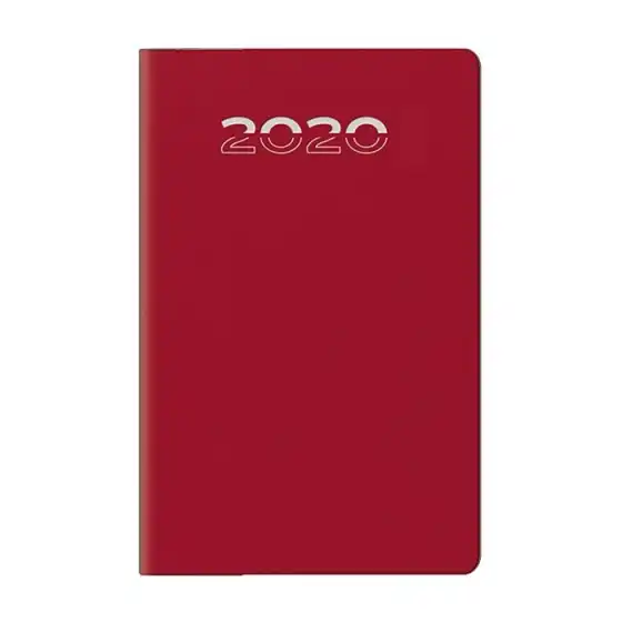Agenda giornaliera NotaBene 2020 Rosso - Gommato -14,5 x 20,5cm NotaBene - 1
