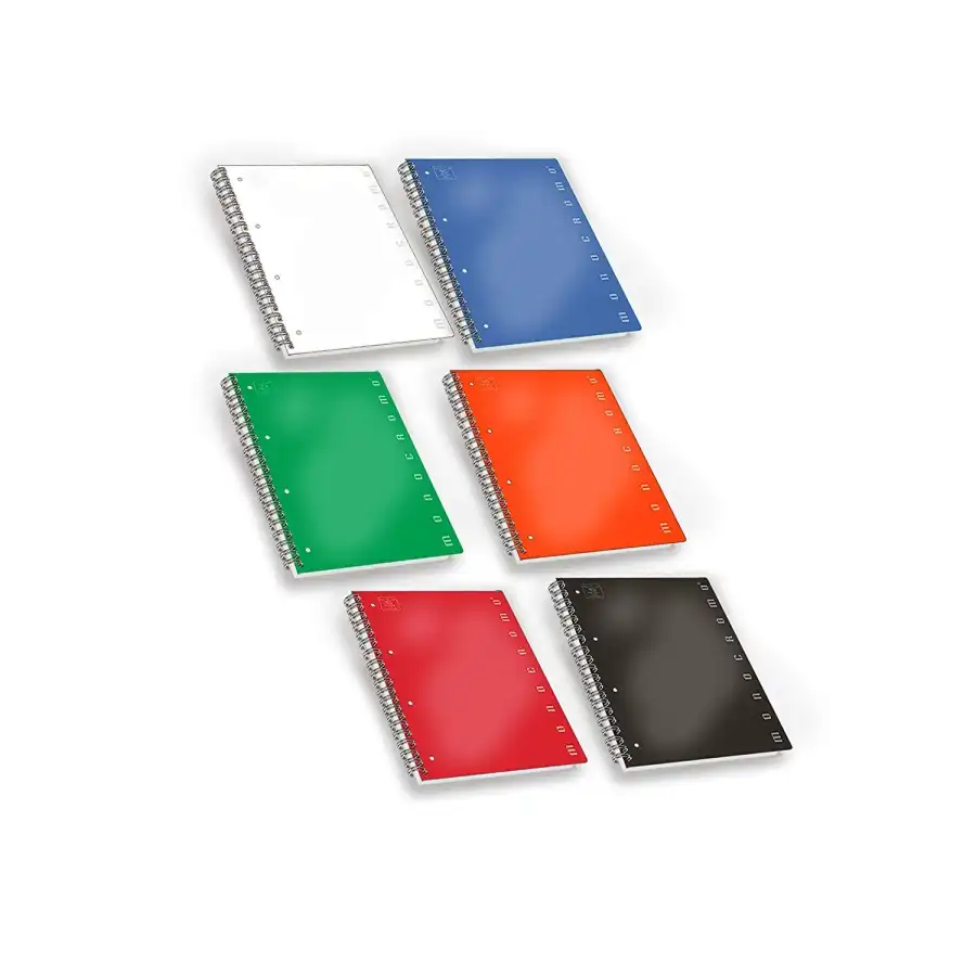 5 Maxi Quaderni Spiralati con fori e microperferazioni 02155551R Rigatua 1R Pigna - 1