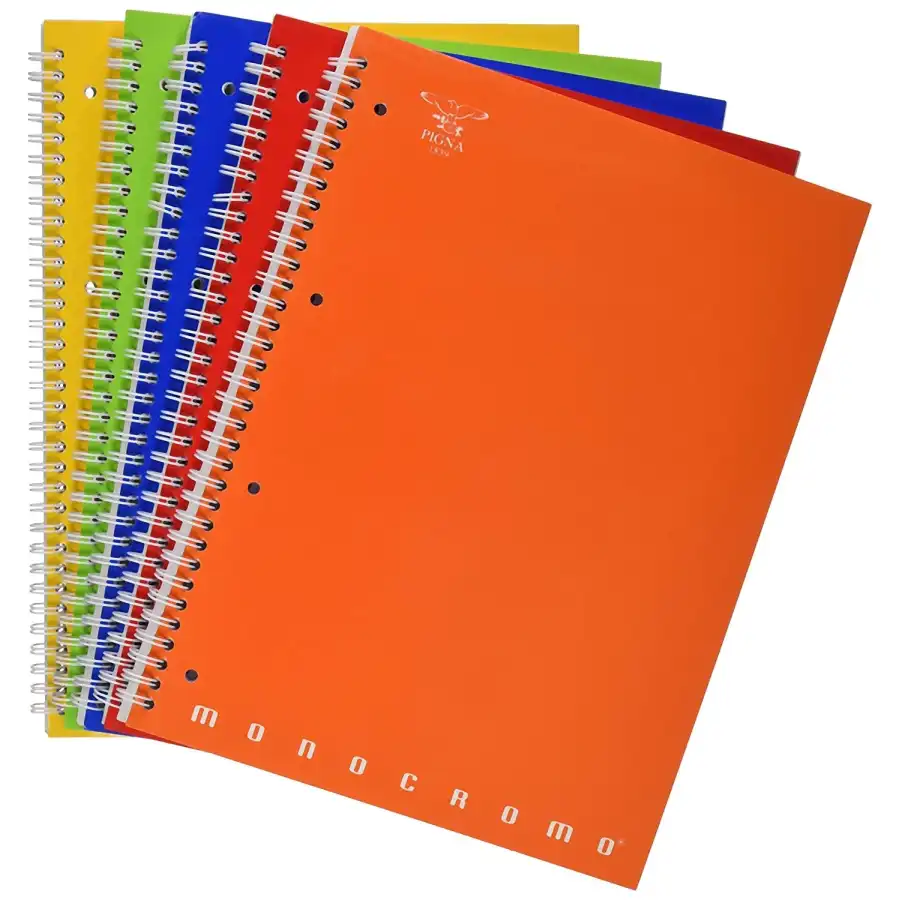 5 Maxi Quaderni Spiralati con fori e microperferazioni 02155551R Rigatua 1R Pigna - 2