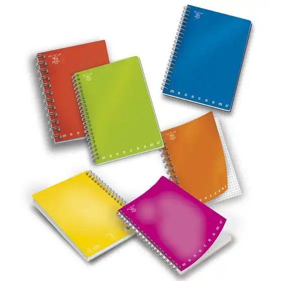 5 Spiral notebooks without holes 0215560 4M 4M Forma to A5 Pigna - 1