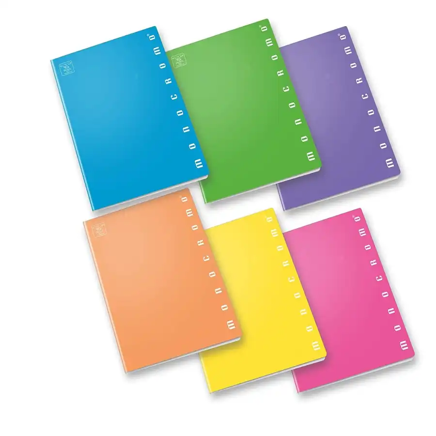 10 Maxi Quaderni Monocromo Fluo 02267921R Rigatura 1R Pigna - 1