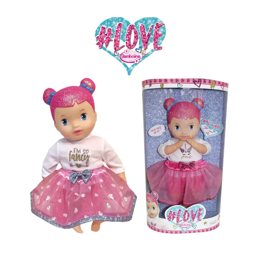 Bambolina Love 46cm Bambola interattiva 50 parole - Bambina  Rocco Giocattoli - 2