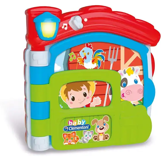 Baby Clementoni Primo Libro Della Fattoria 17222 Clementoni - 2