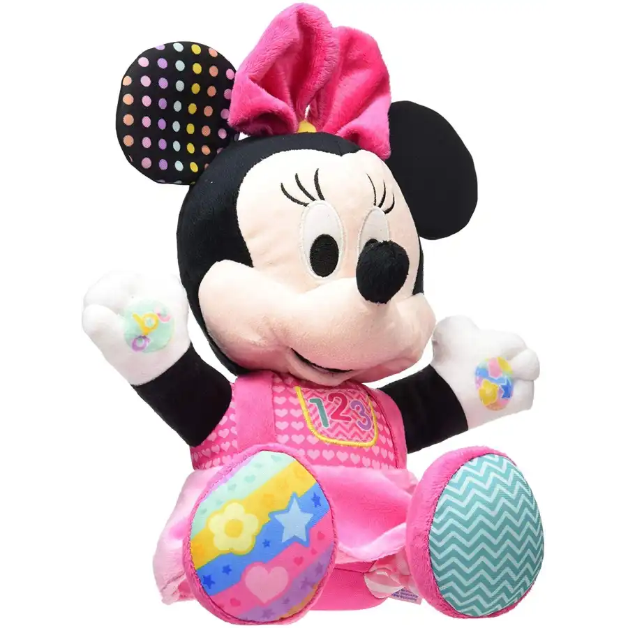 Baby Disney Peluche Minnie Parlante Gioca e Impara 17304 Clementoni - 3