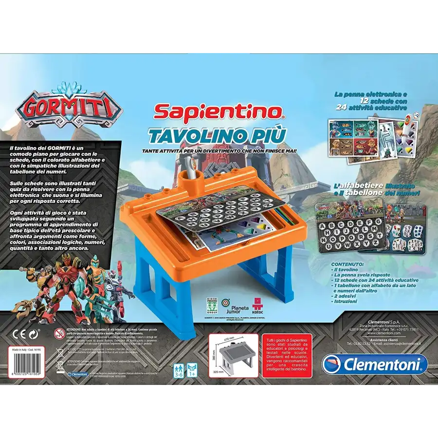 Sapientino Tavolino Attività Più Gormiti Clementoni - 3