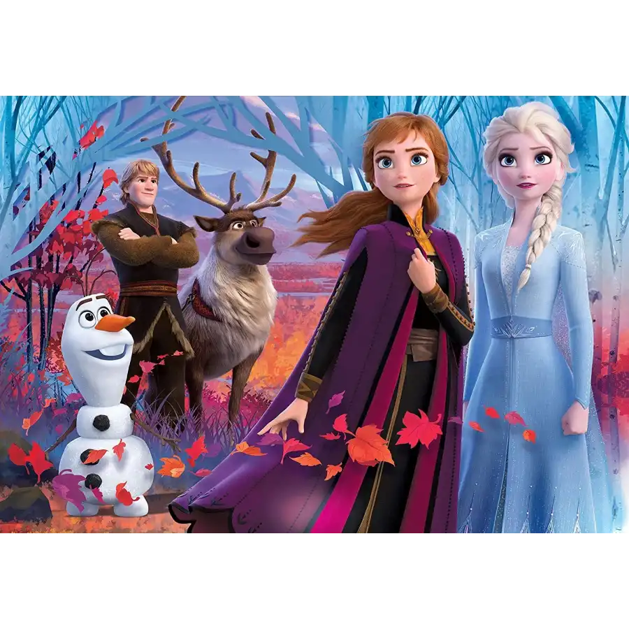 Disney Frozen 2 Maxi Supercolor Puzzle 48,5 x 33,5cm 104 Pezzi 27274 Clementoni - 2