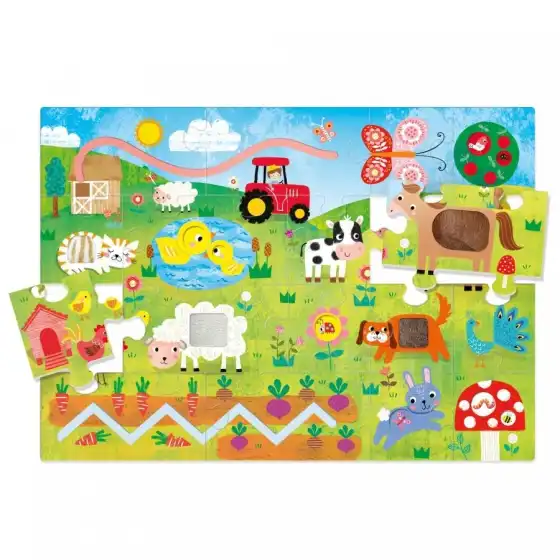 Tactile Puzzle Montessori Headu - 2