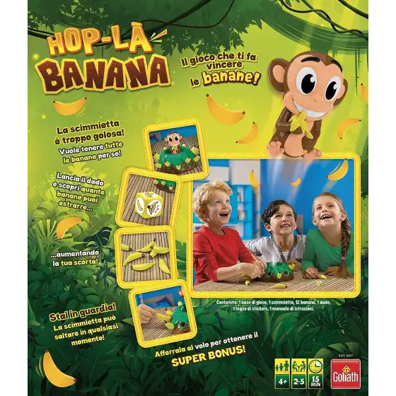 Gioco da Tavolo hop la banana Goliath - 4
