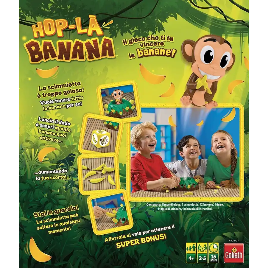 Gioco da Tavolo hop la banana Goliath - 4