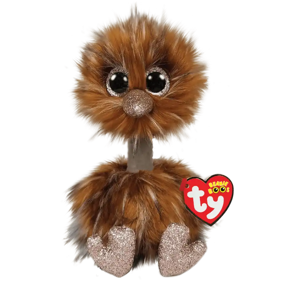 Peluche Ty Beanie Boos Orson Struzzo Marrone 15 cm Ty - 1
