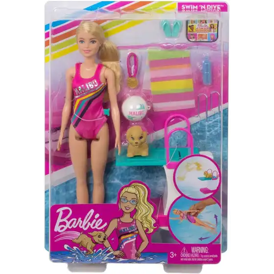 Barbie Bambola Nuotatrice GHK23 Mattel - 1