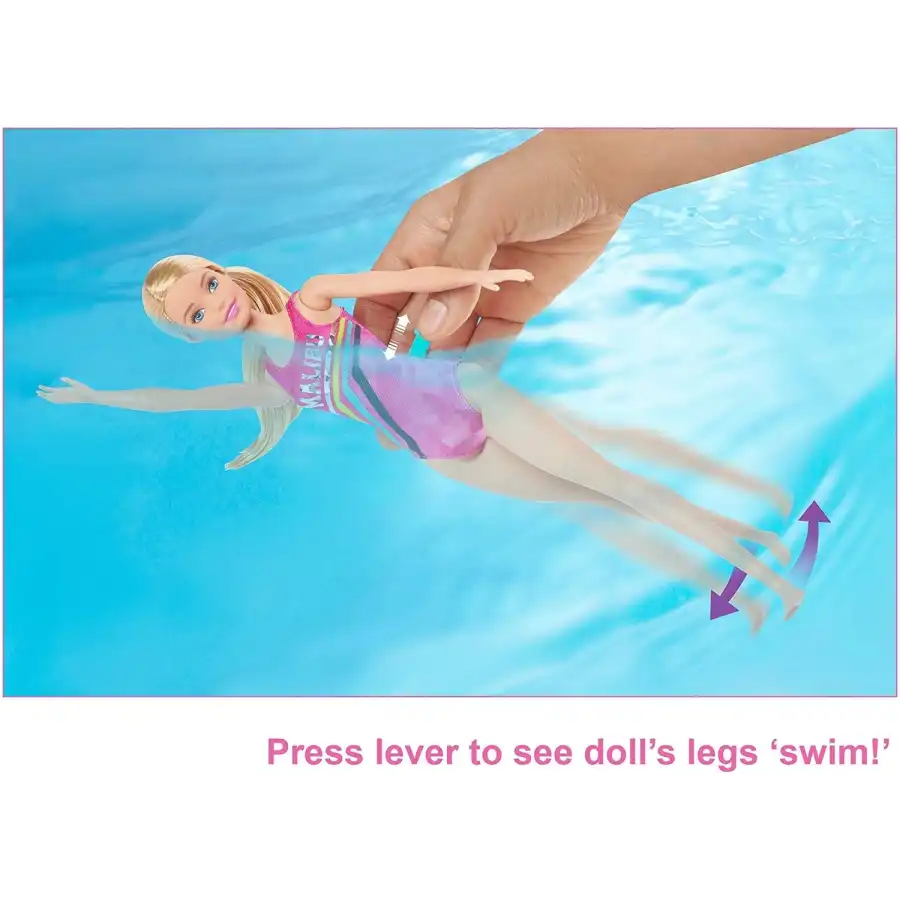 Barbie Bambola Nuotatrice GHK23 Mattel - 4