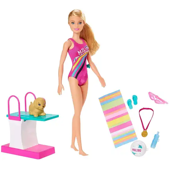 Barbie Bambola Nuotatrice GHK23 Mattel - 6