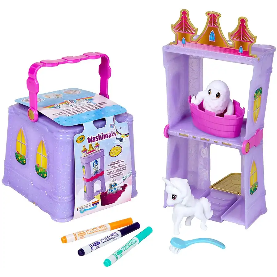 Washimals Peculiar Pets Set Attività Castello Crayola - 3