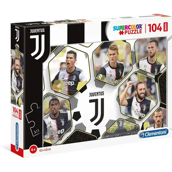 Juventus 2020 Puzzle Supercolor 104 Maxi Pezzi  Clementoni - 2