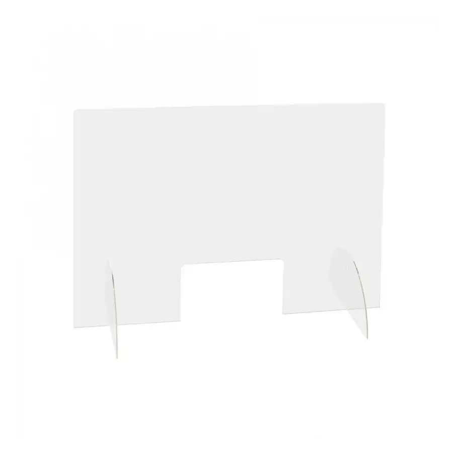  Schermo Protettivo da Banco Trasparente - 75 x 65 cm Originale - 1