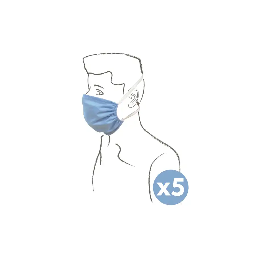 Italbaby Mascherine per Adulti 5pz Originale - 1