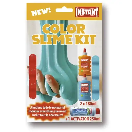 Color Slime Kit With Activator Instant - 1