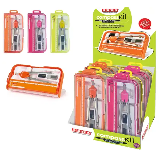 Smart Box Compasso Balaustrone In Metallo Colori Fluo / Colore Casuale Arda - 5