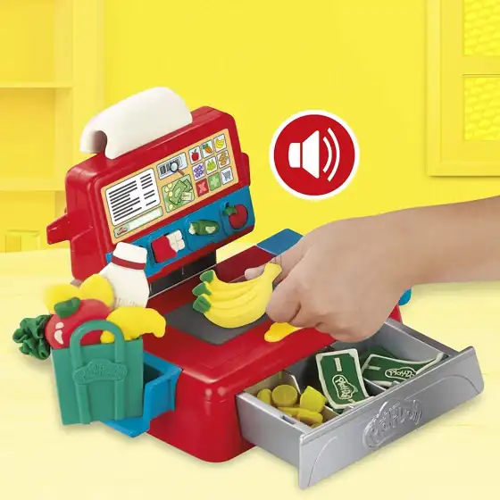 Play-doh registratore di cassa con accessori e suoni Hasbro European Trading Bv - 6