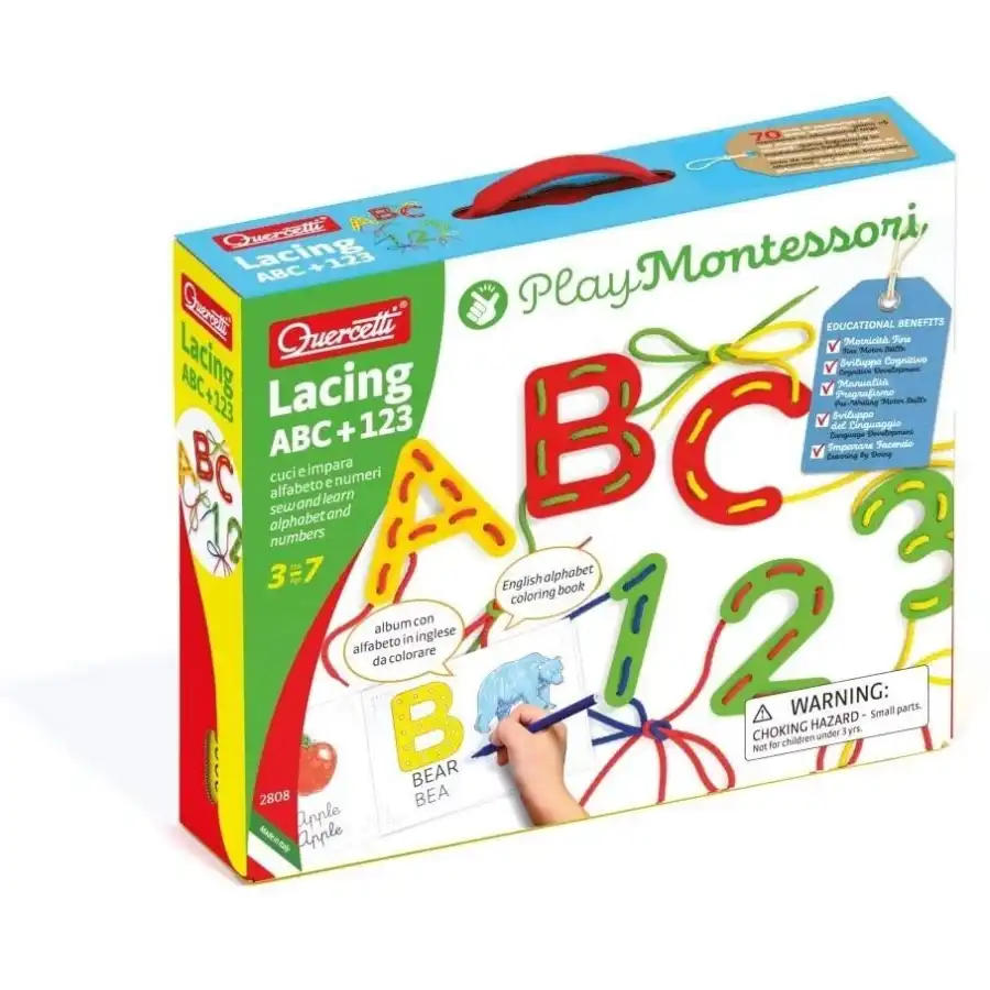 Lacing ABC + 123 2808 Quercetti - 1