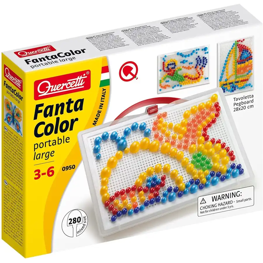 Fantacolor portable large 283 pezzi 0950 Quercetti - 3