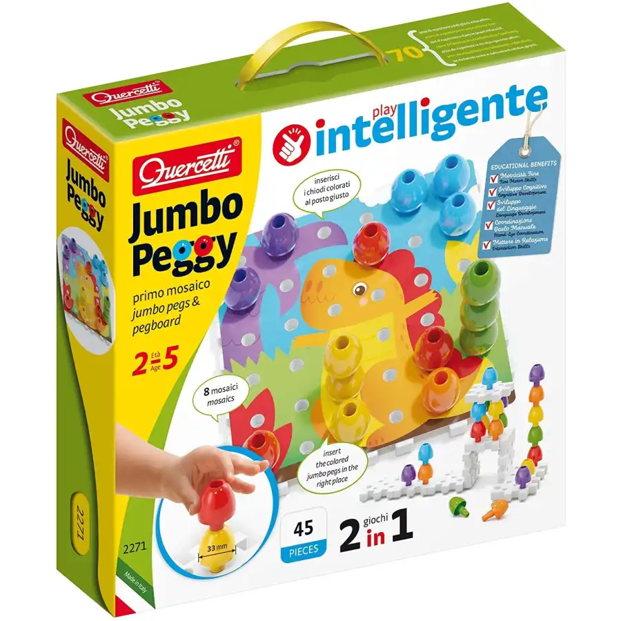 Jumbo Peggy primo mosaico 45 pezzi 2271 Quercetti - 3