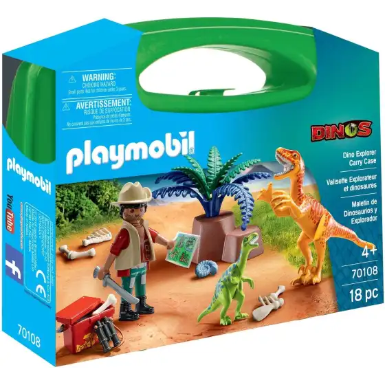 Playmobil Valigetta Dinosauro e Esploratore 70108 Playmobil - 2
