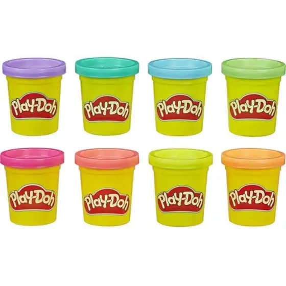 Play-Doh Neon pack 8 Jars Hasbro - 2