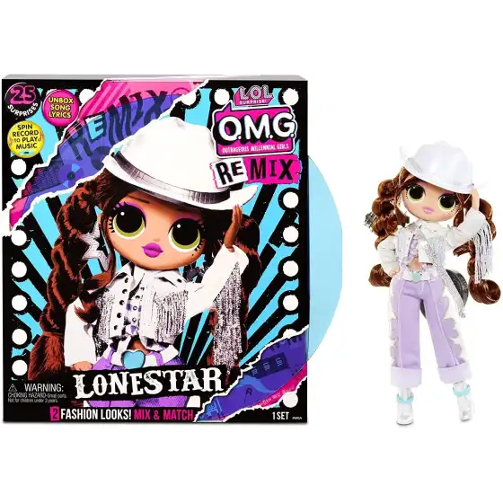 Lol Surprise Bambola Lonestar Line Dancer OMG Remix Giochi Preziosi - 5