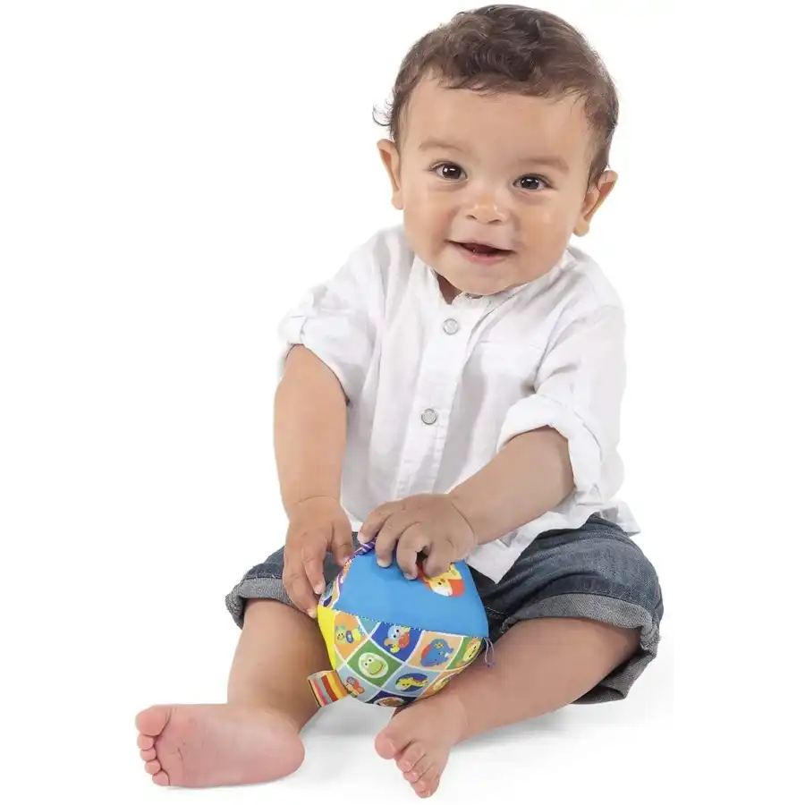 Palla musicale con numeri morbida soft Blu Chicco - 1