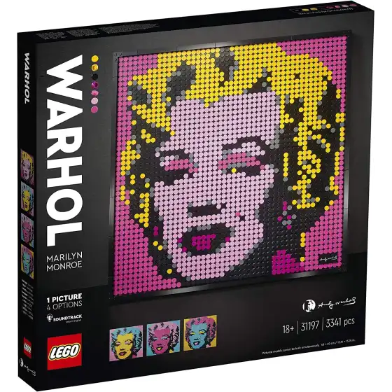 Lego Art 31197 Andy Warhol's Marilyn Monroe Poster  Lego - 3