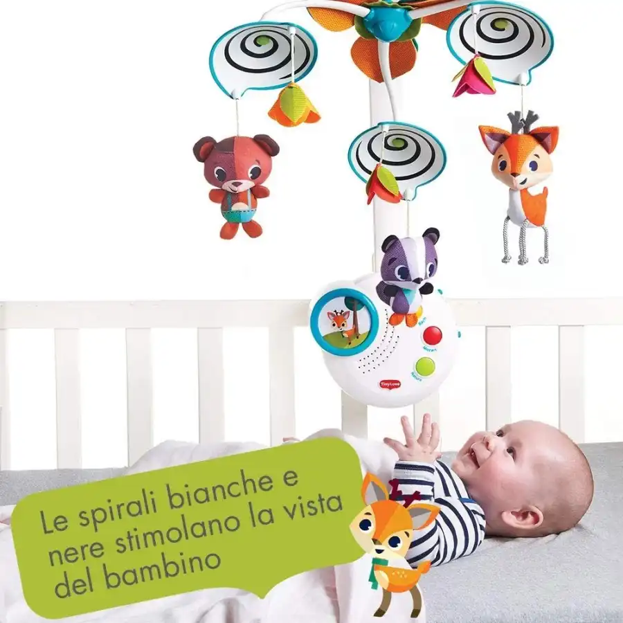 Giostrina into the forest con acchiappasogni luce e suoni Tiny Love - 4