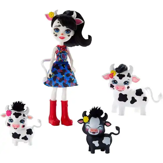 Enchantimals Cambrie Doll with Baby Cow GJX44 Mattel - 8